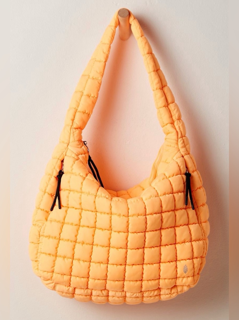 Free People Movement ~ Quilted Carryall Bag ~ Neon Clementine ~ NWT***